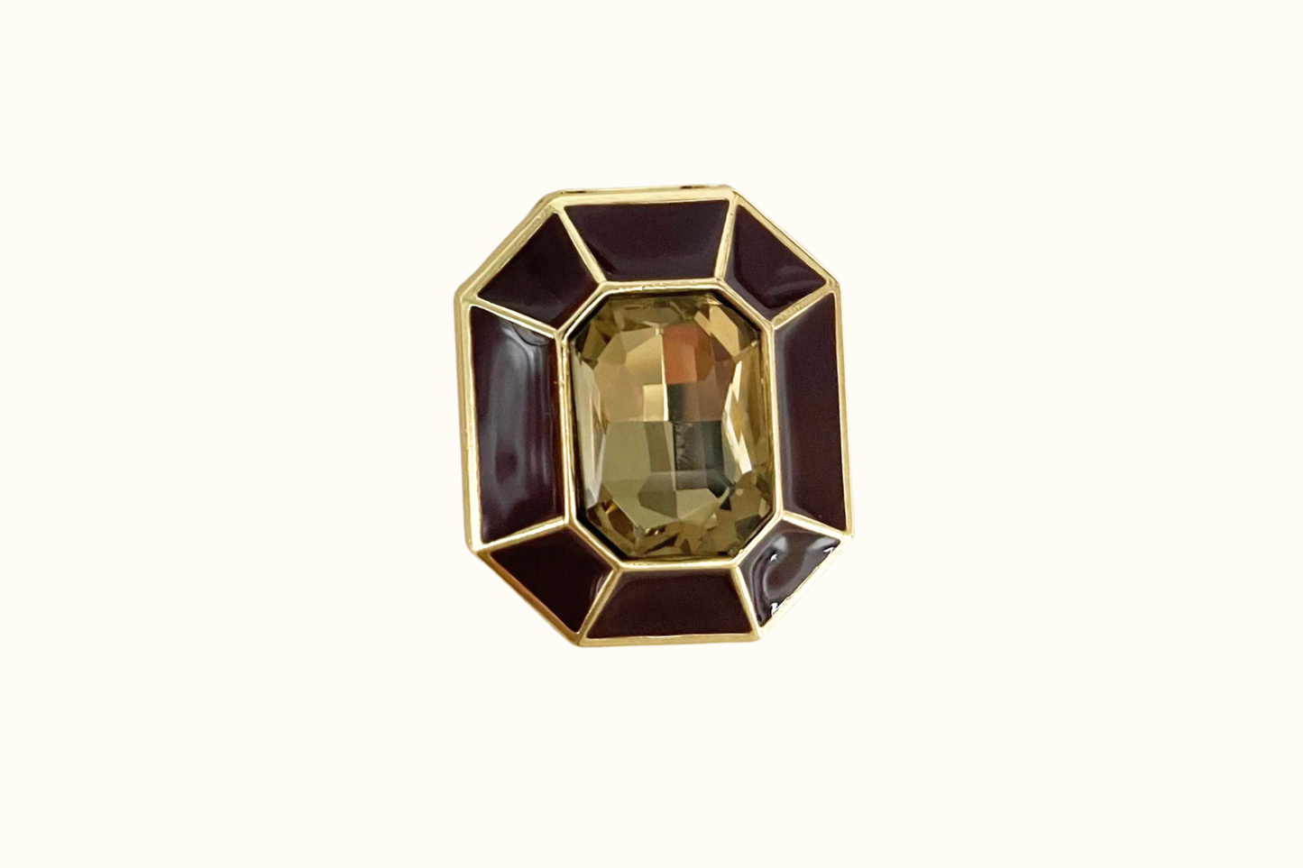 Cache-bouton – Opulence Chiarra Chocolat