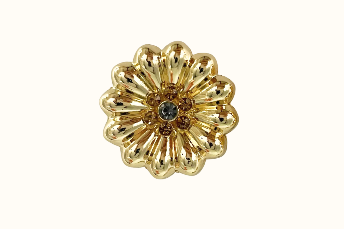 Cache-bouton – Flora Anthracite