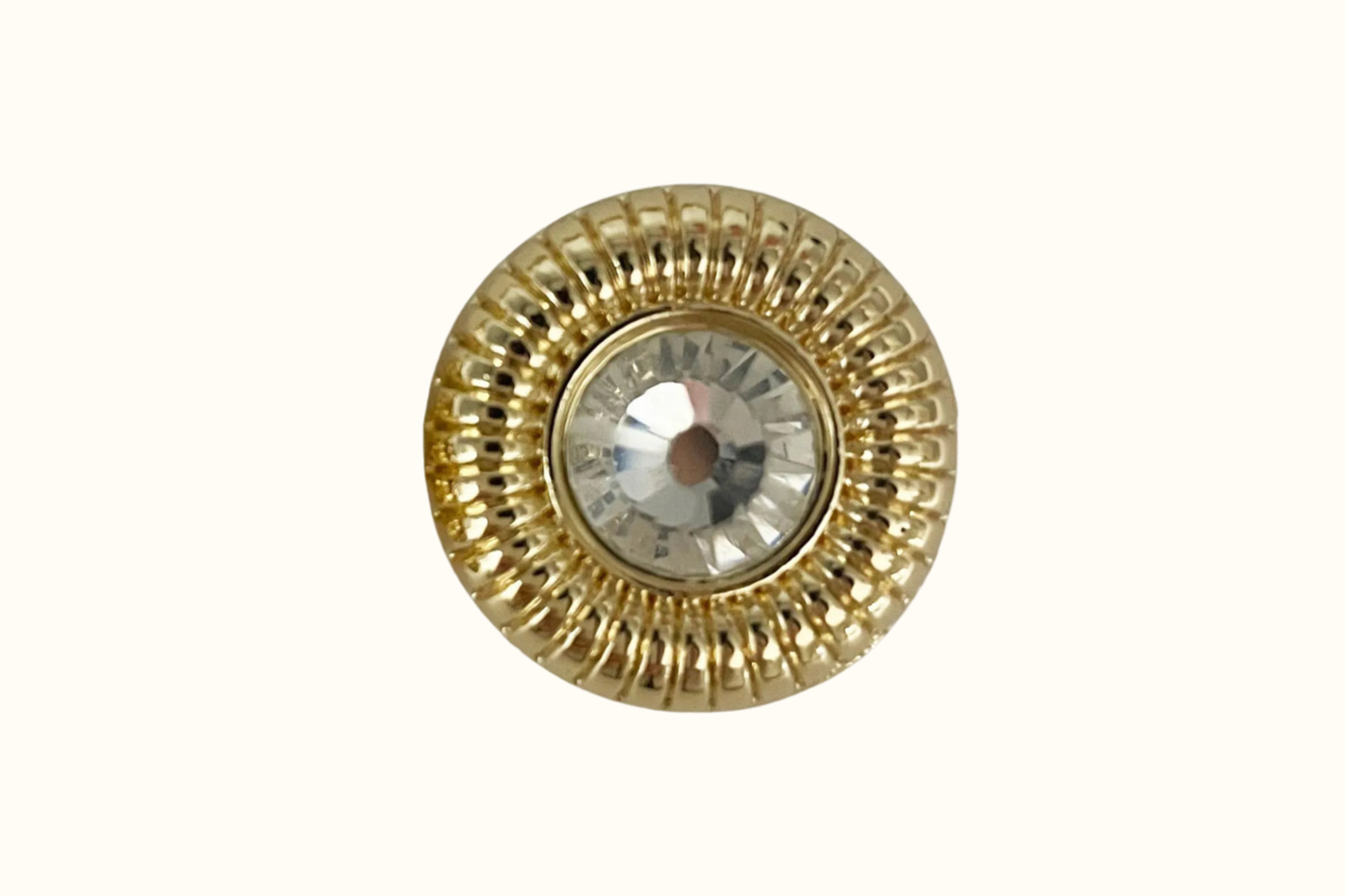 Cache-bouton – Oczko Classico Blanc